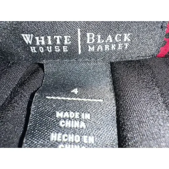 White House Black Market Skirt, Size 4 – Elegant Black, Delicate & Sophisticated - Picture 11 of 16